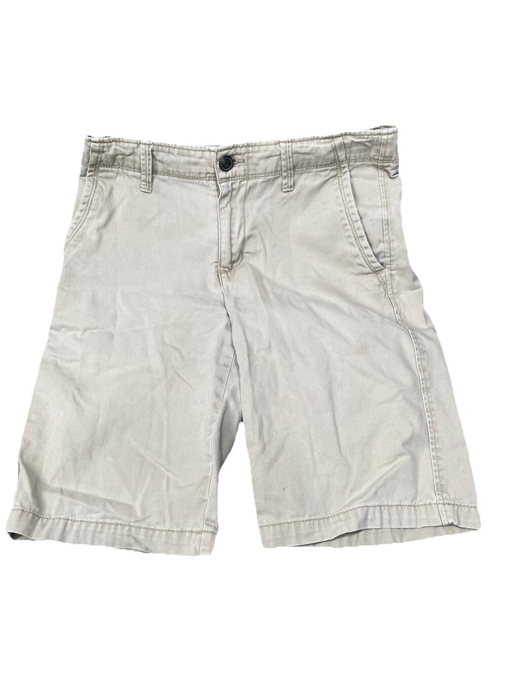Arizona Jean Co Cargo Shorts Boys 14 Regular Adjustable Waist Cotton Khaki